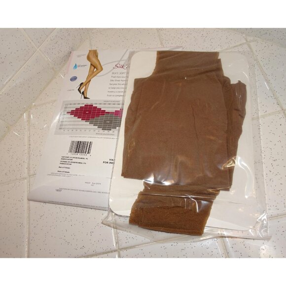 Vintage Hanes Silk Reflections Silky Sheer Pantyhose size EF retro hosiery - Picture 4 of 6